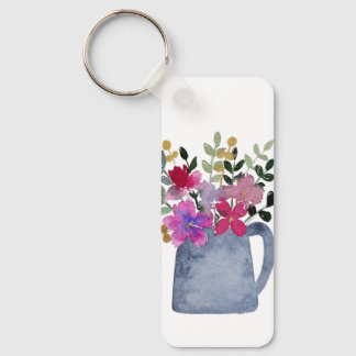Floral Jug Chaveiro