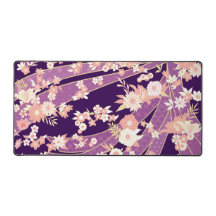 Floral Kimono Padrão Violet