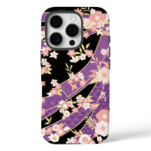 Floral Kimono Padrão Violet