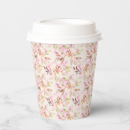 Floral Lily Paper Cups