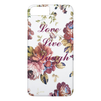 Floral Love Live Laugh capas de iphone