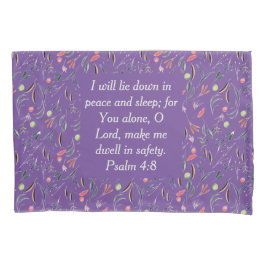 FLORAL Mauve Lilac Paz Segurança do Sono | Cristão
