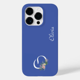 Floral Monogram Letter O Retirement Gift