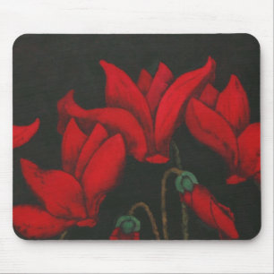 Floral Mousepad "Red Cycalman"