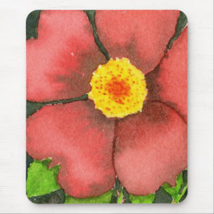 Floral Mousepad "Rosa selvagem"