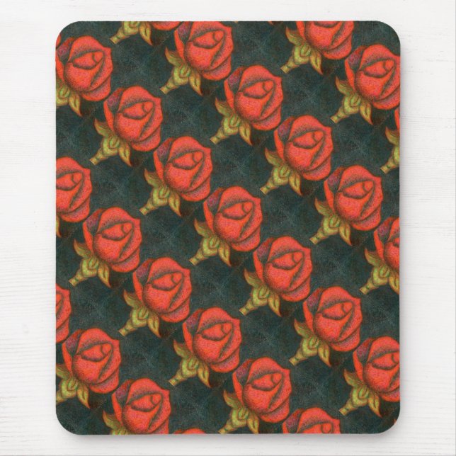 Floral Mousepad "Rosebud" (Frente)