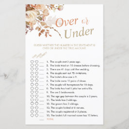 Floral Neutro Elegante Sobre Ou Sob Jogo De Chá