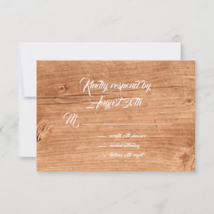 Floral & Oak RSVP