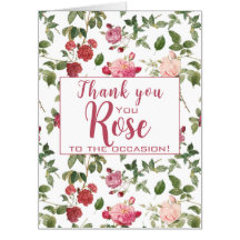 Floral Obrigado Rosa Apreciação Excessiva