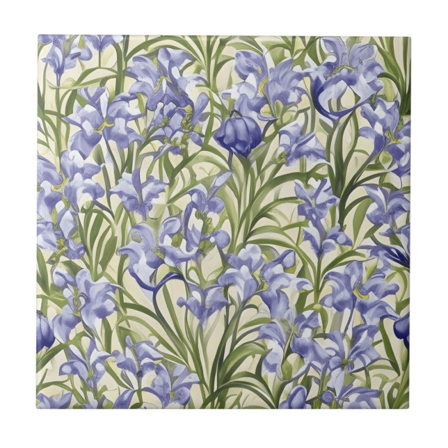 Floral Pattern Bluebell Flowers (Frente)