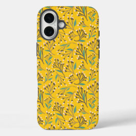 Floral Pattern in  delicate branches and buds