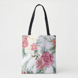Floral Pattern Tote Bag