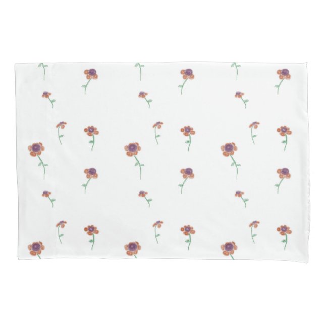 Floral Patternos Pillowcases (Frente)