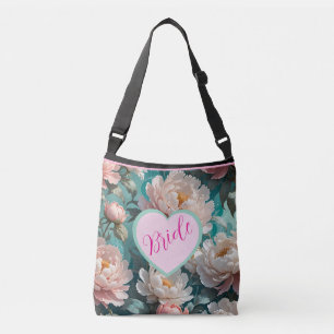 Floral Peonies MultiImpressão Bride Tote Bag