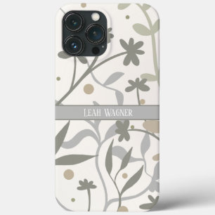 Floral Personalizado Moderno Branco e Simples