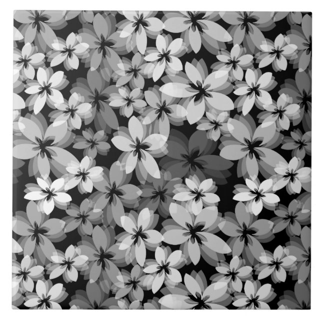 Floral Preto e Branco (Frente)