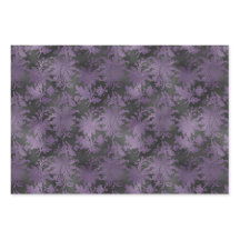 Floral Preto-Roxo Elegante