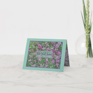 FLORAL, "RECUPERE-SE LOGO!" CARTÕES DE BOAS-VINDAS