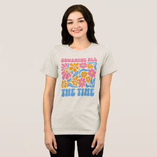 Floral Retro Groovy Boho Luz Solar o Tempo Todo