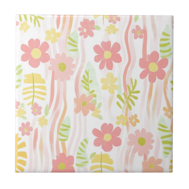 Floral Retro Pastel (3) (Frente)