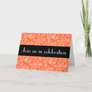 Floral Rococo Wedding, convite para casamento