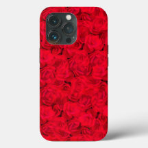 Floral Romântico Vermelho