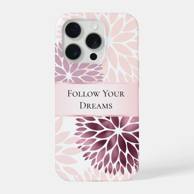 Floral Rosa na moda (Verso)
