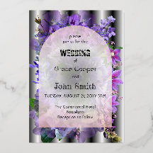 floral roxo com fundo ilusionista