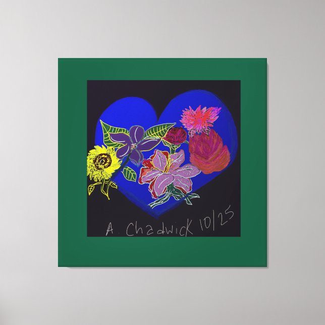 Floral Session Stretched Canvas Print  (Frente)