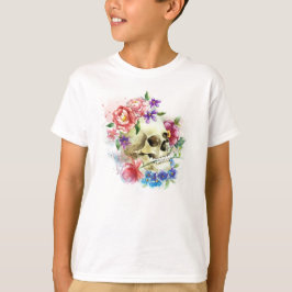 Floral Skull Dia de los Muertos | Camisa de Capa