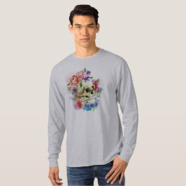 Floral Skull Dia de los Muertos | Camisa de Capa