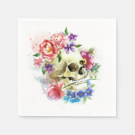 Floral Skull Dia de los Muertos | Guardanapo