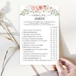 Floral sobre ou sob jogo de chá de panela