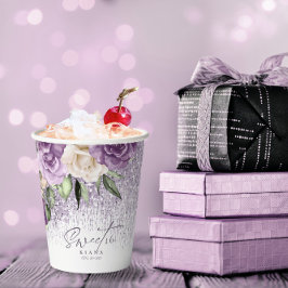 Floral Sparkles Sweet Six Mauve ID912