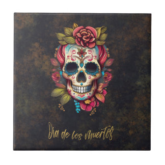 Floral Sugar Skull Dia de los Muertos Party