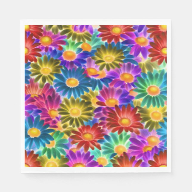 Floral Sunshine #444 - Guardanapo de papel (Frente)