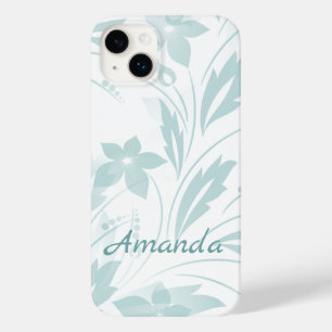 Floral sutil em Blues