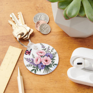 Floral trendy Chaveiro