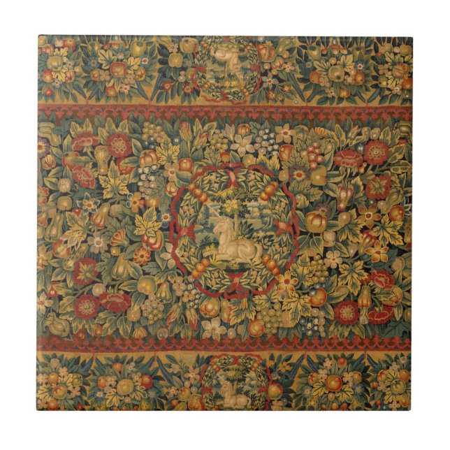 Floral Unicorn Motif (Frente)