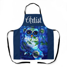 Floral Verde Azul-Abstrato