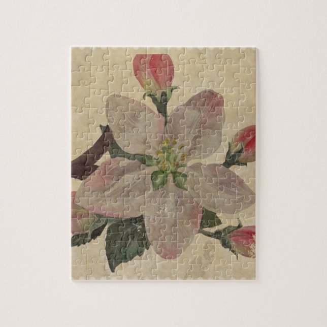 Floral:Vintage Quebra-cabeça (Vertical)