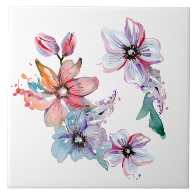 Floral Watercolor Art (Frente)