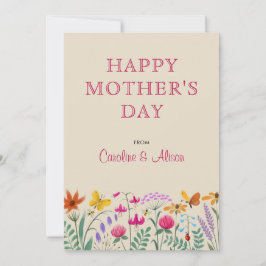 Floral Watercolor Flagrante Dia de as mães