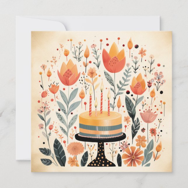 Floral Whimsy: Desejos florescentes (Frente)