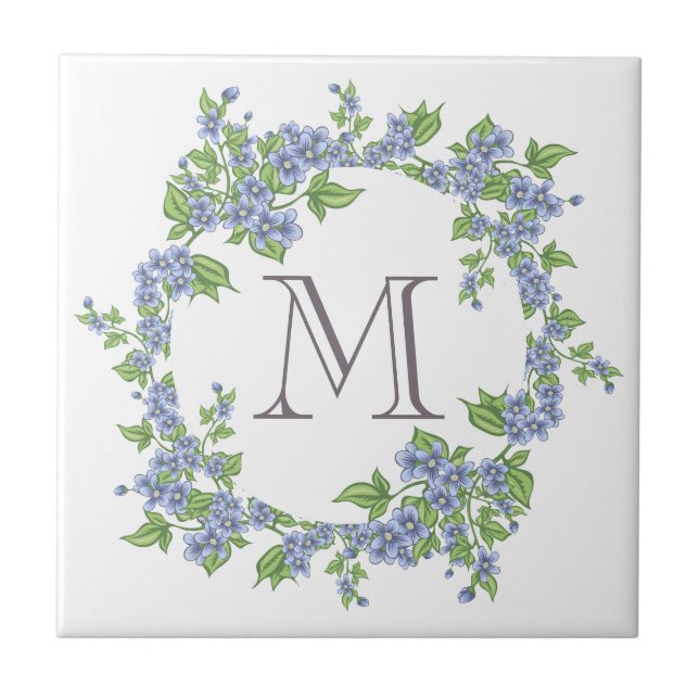 Floral Wreath Monograma (Frente)
