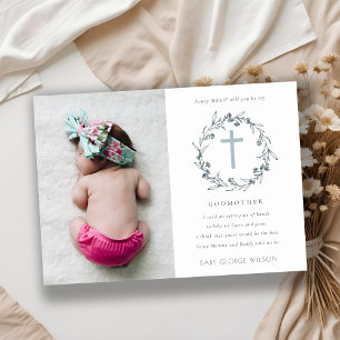 Floral Wreath Photo Godmmet Proposta Convite