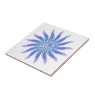 Floreal Floral Gorgemente Verde Roxo Azul