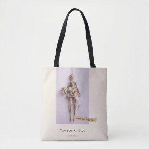 Florece bonito Juguetes de Tela Bolsa Tote