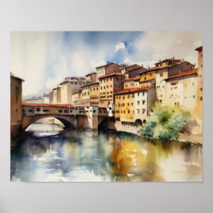 Florence Itália Landscape Art Impressão