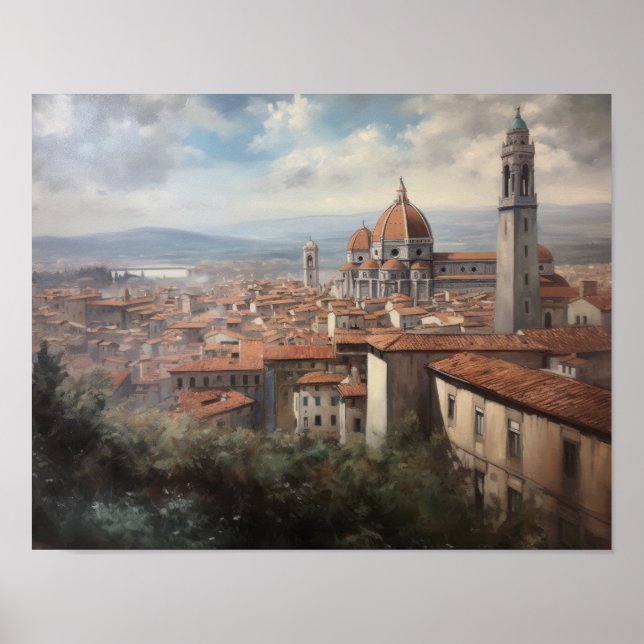 Florence Itália Pintura Impressão (Frente)